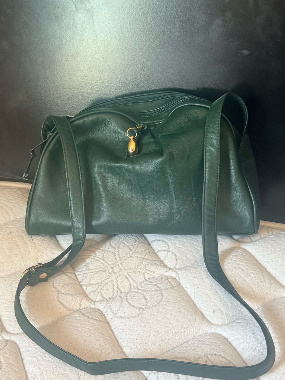 Jacklyn smith genuine leather for sale No returns Medium size bag